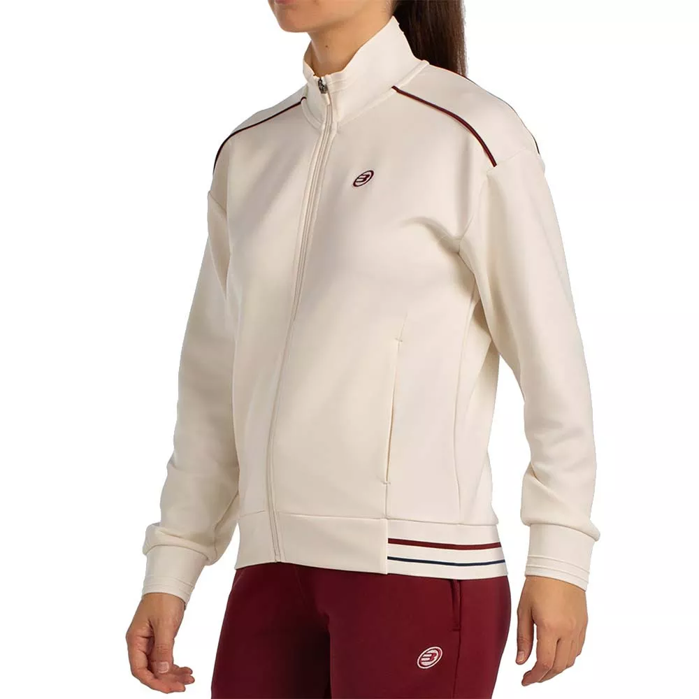 Sweatshirt Bullpadel Alsa Blanc cass&eacute;