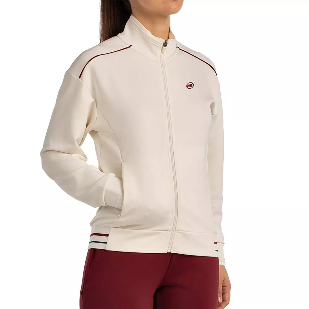 Sweatshirt Bullpadel Alsa Blanc cass&eacute;