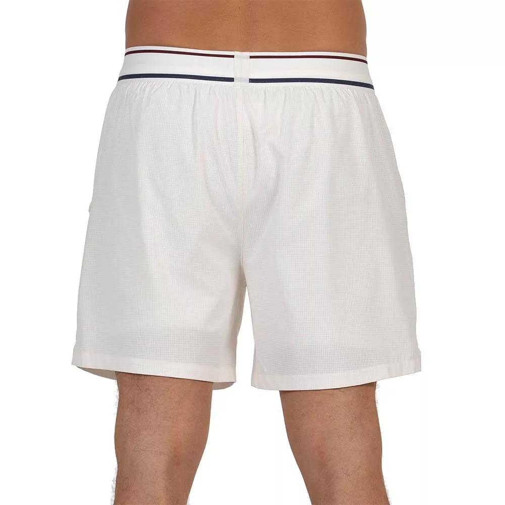 Short Bullpadel Alu Blanc cass&eacute;