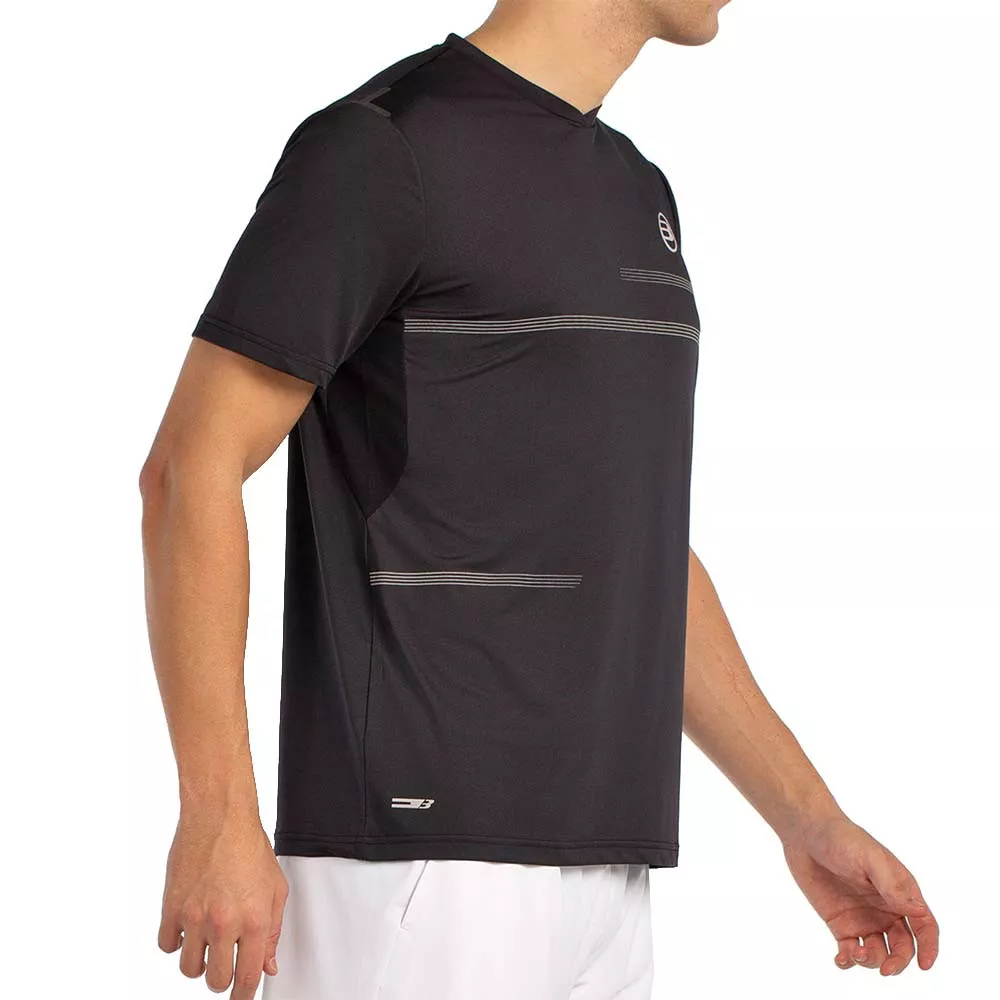 T-shirt Bullpadel Montuno Noir