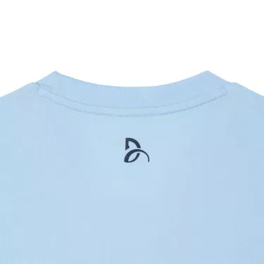 T-shirt Lacoste Tennis Novak Djokovic Ultra Dry Imprim&eacute; Bleu clair