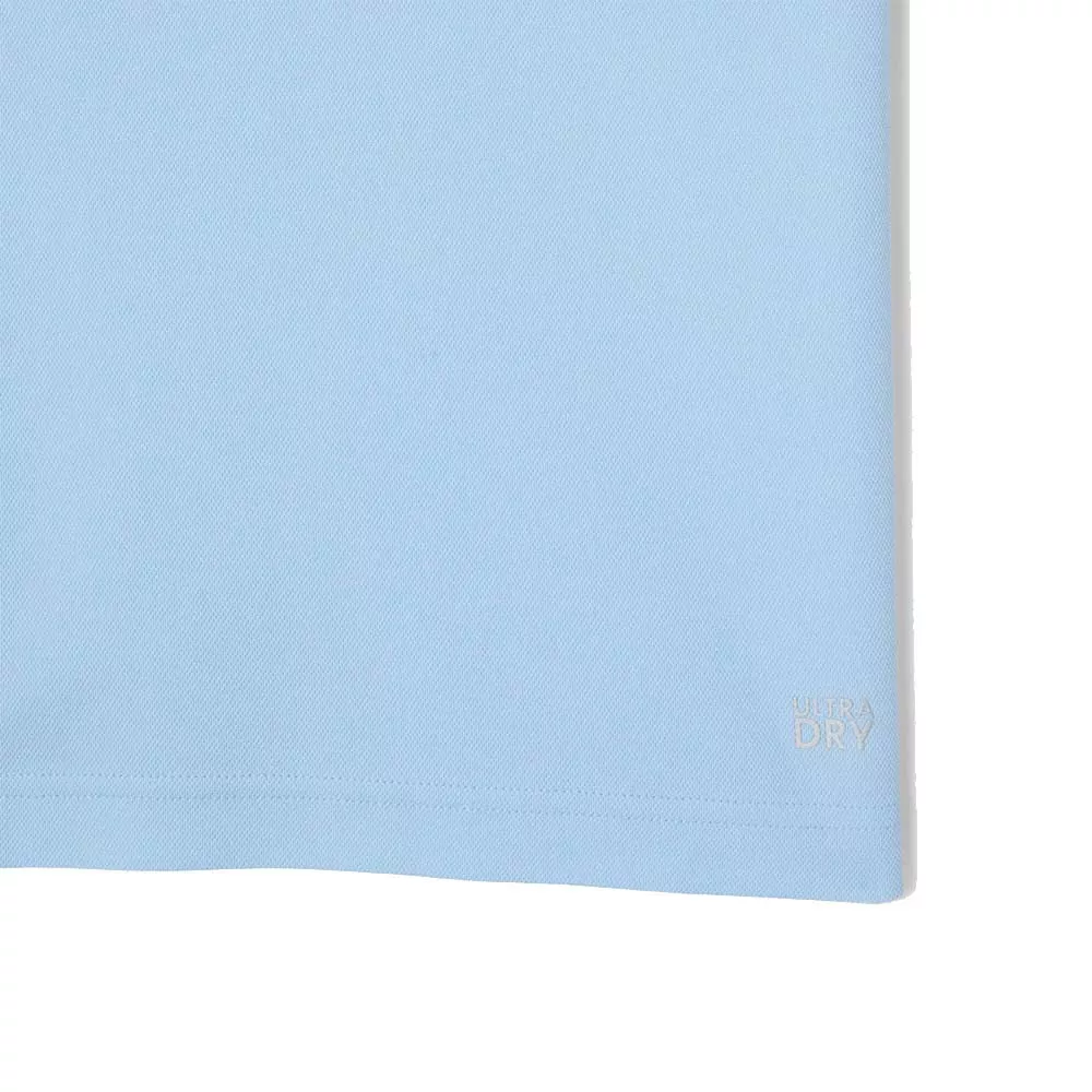 T-shirt Lacoste Tennis Novak Djokovic Ultra Dry Imprim&eacute; Bleu clair