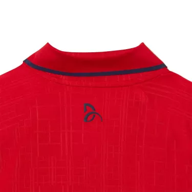 Polo Lacoste Tennis Novak Djokovic On Court Rouge