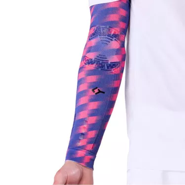 Manchon de compression Floky NO-STRAIN Tokyo Bleu / Rose