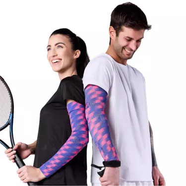 Manchon de compression Floky NO-STRAIN Tokyo Bleu / Rose