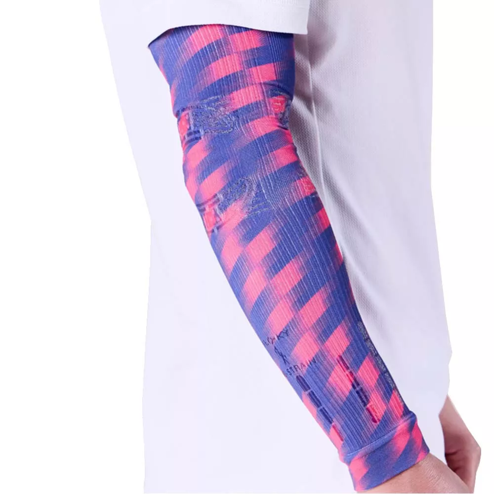 Manchon de compression Floky NO-STRAIN Tokyo Bleu / Rose