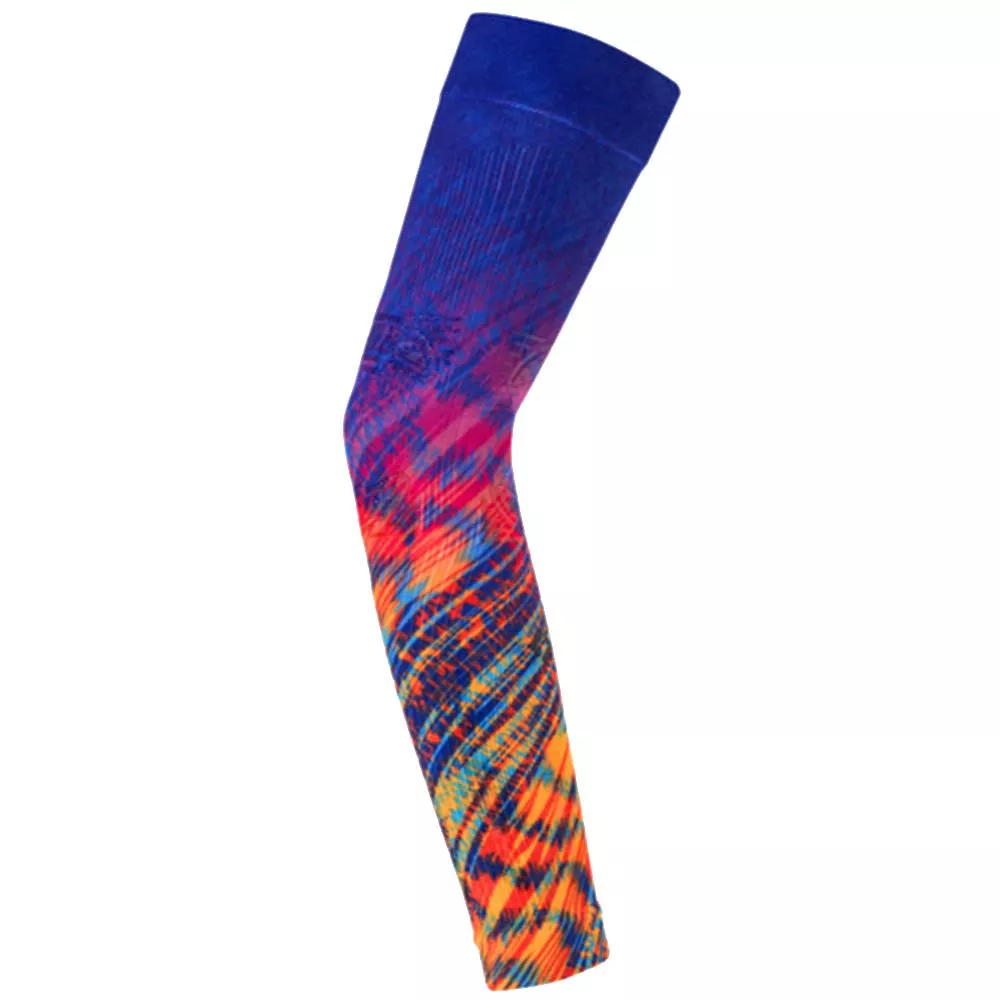 Manchon de compression Floky NO-STRAIN Rio Bleu / Orange