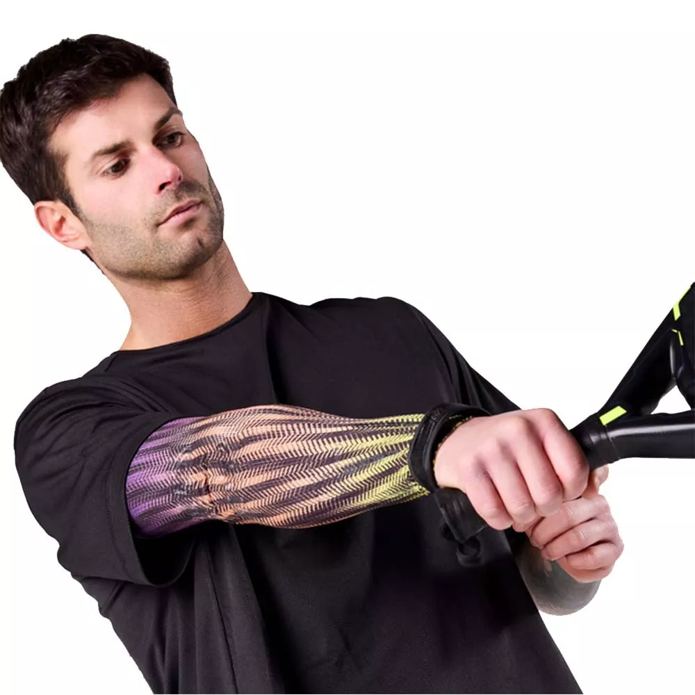 Manchon de compression Floky NO-STRAIN Delhi Violet / Jaune