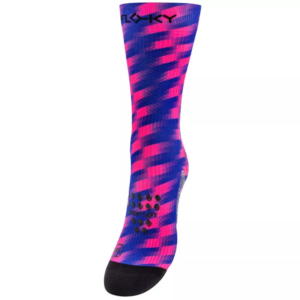Chaussettes de compression Floky S-MASH 3D FANTASY Tokyo Bleu / Rose