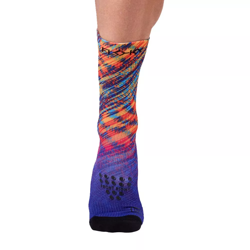 Chaussettes de compression Floky S-MASH 3D FANTASY Rio Bleu / Orange