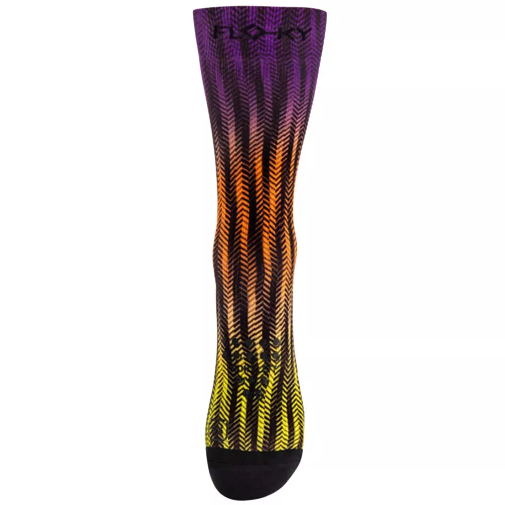 Chaussettes de compression Floky S-MASH 3D FANTASY Delhi Violet / Jaune