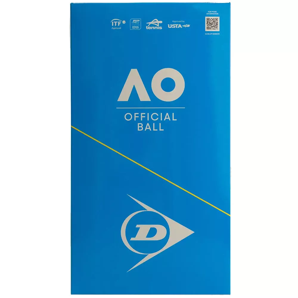 Lot de 2 tubes de 4 Balles Dunlop Australian Open