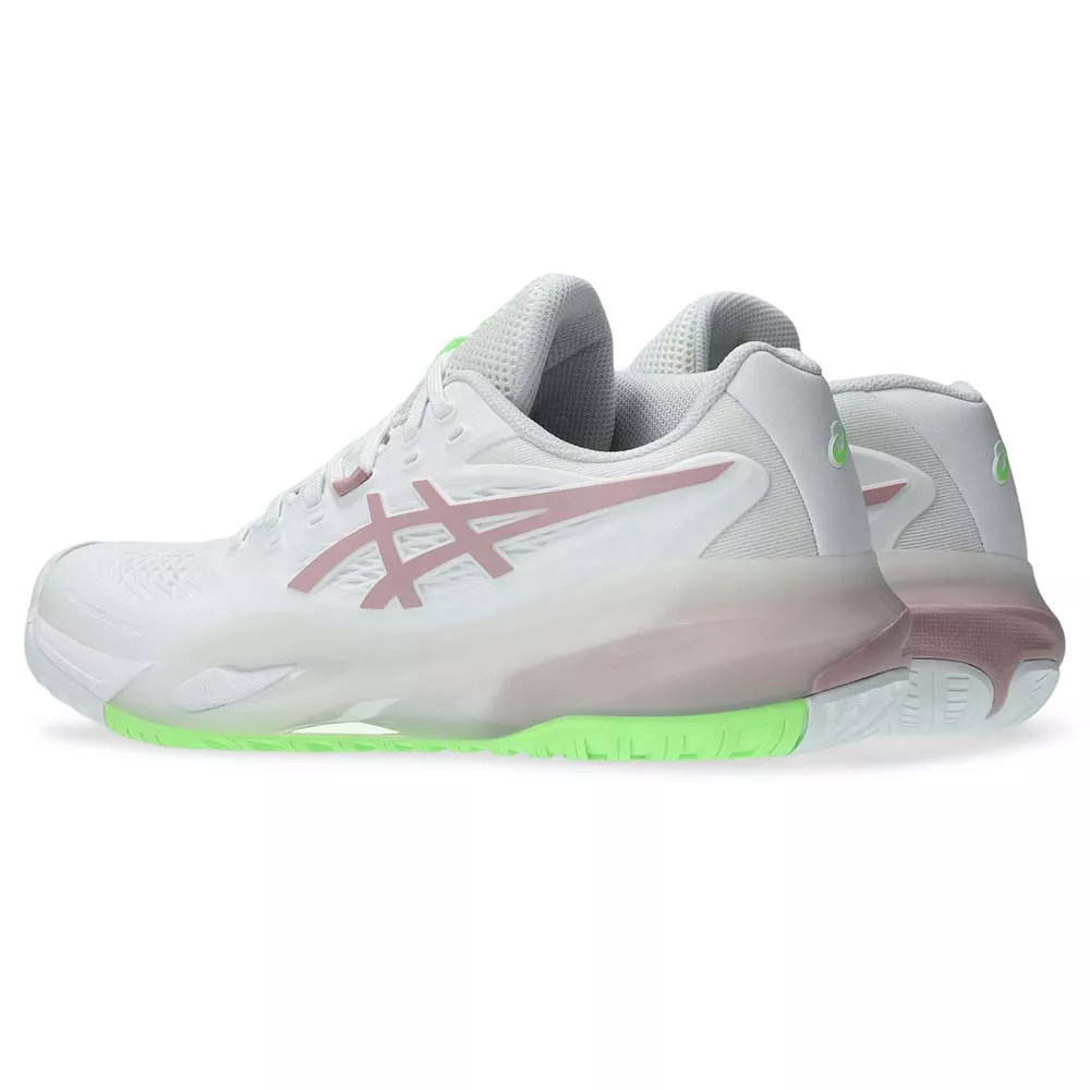 Chaussures Asics Gel Resolution X Femme Blanc / Rose poudr&eacute;
