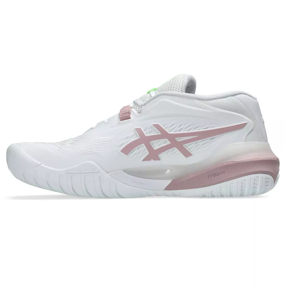 Chaussures Asics Gel Resolution X Femme Blanc / Rose poudr&eacute;