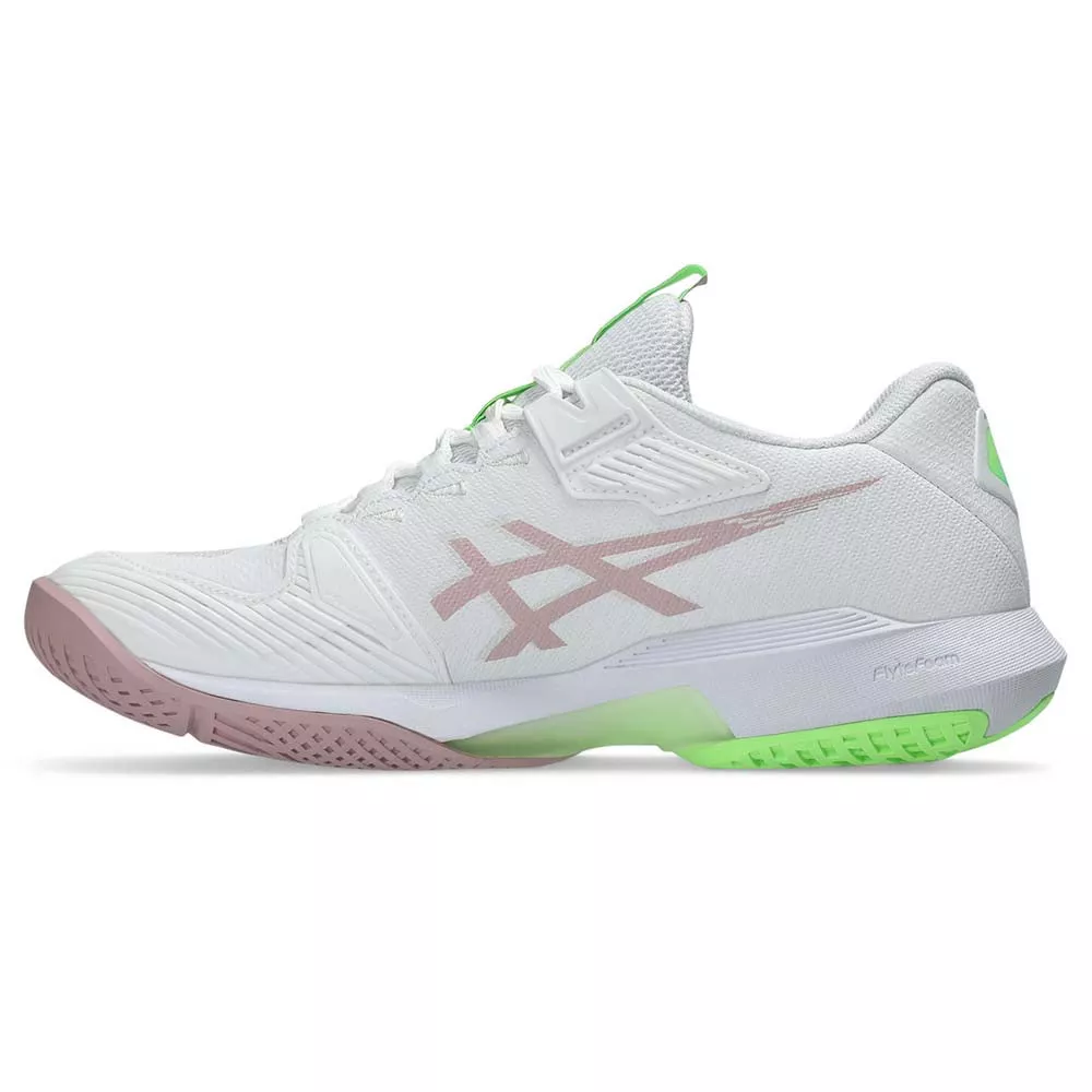 Chaussures Asics Gel Solution Speed FF 4 Blanc / Rose poudr&eacute;