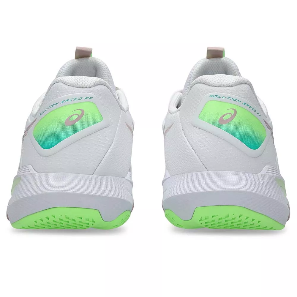 Chaussures Asics Gel Solution Speed FF 4 Blanc / Rose poudr&eacute;