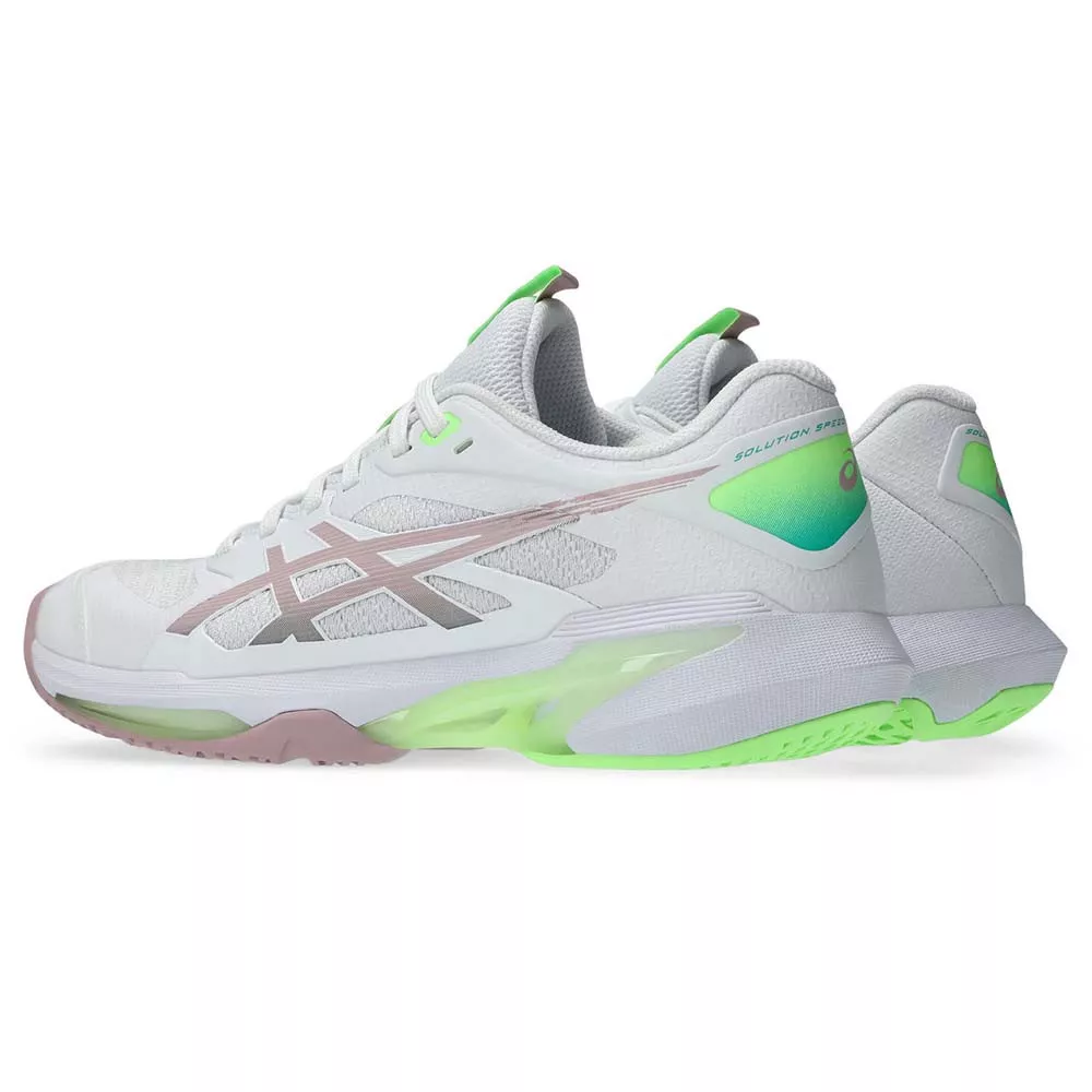 Chaussures Asics Gel Solution Speed FF 4 Blanc / Rose poudr&eacute;