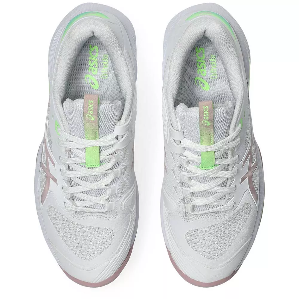 Chaussures Asics Gel Solution Speed FF 4 Blanc / Rose poudr&eacute;