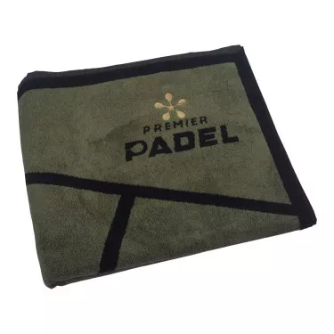 Serviette Bullpadel Premier Padel Kaki / Noir 150x90