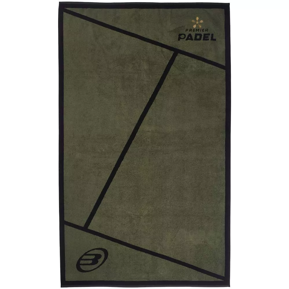 Serviette Bullpadel Premier Padel Kaki / Noir 150x90
