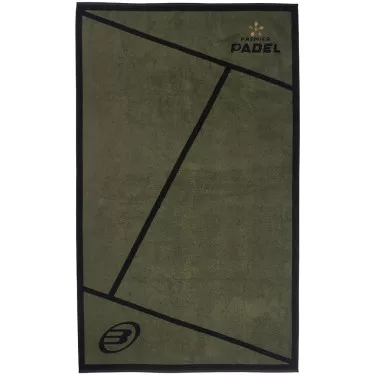 Serviette Bullpadel Premier Padel Kaki / Noir 150x90