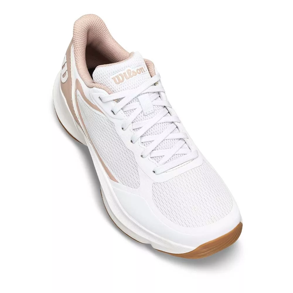 Chaussures Wilson Hurakn Lite Padel Femme Blanc / Rose poudr&eacute;