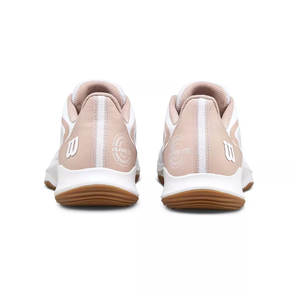 Chaussures Wilson Hurakn Lite Padel Femme Blanc / Rose poudr&eacute;