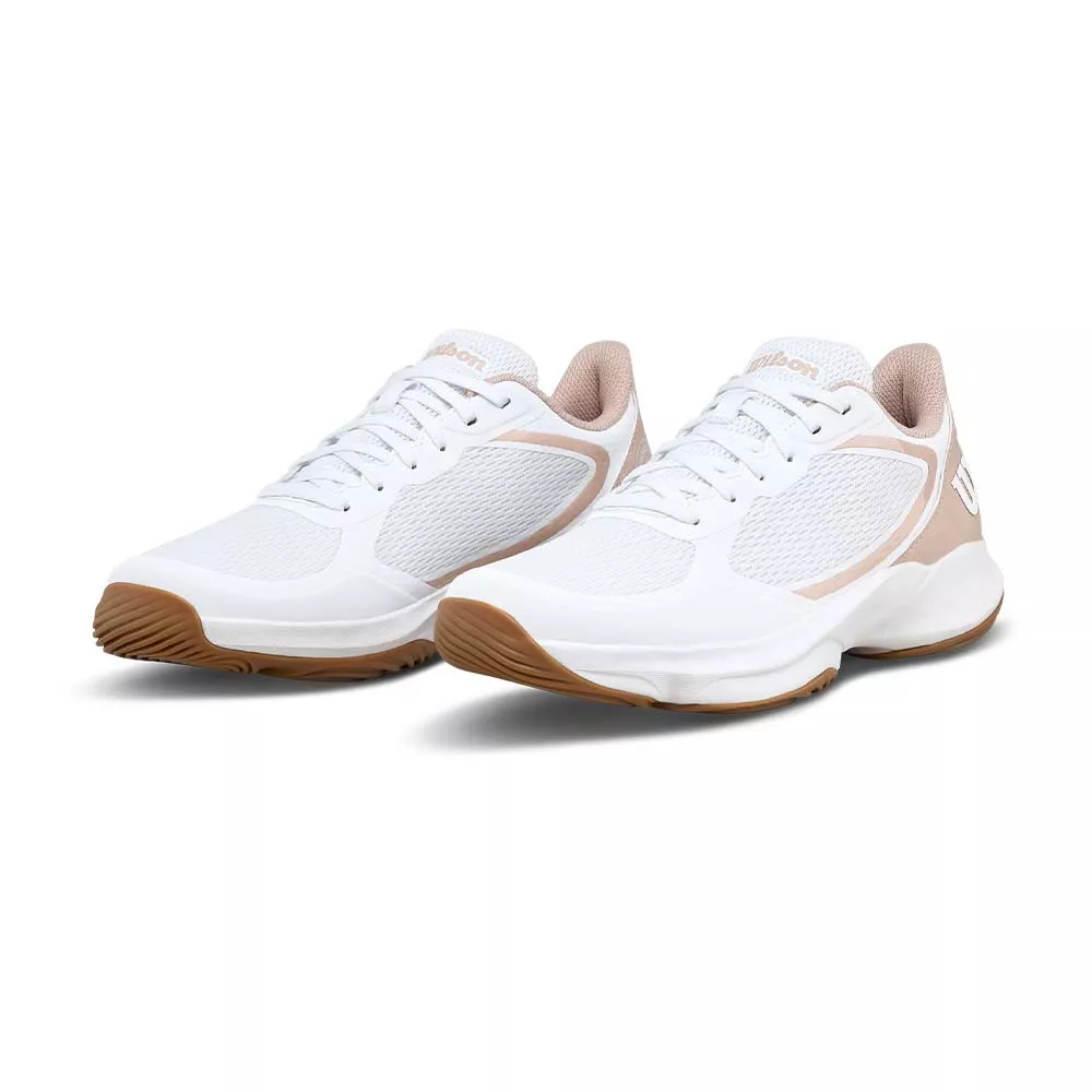 Chaussures Wilson Hurakn Lite Padel Femme Blanc / Rose poudr&eacute;