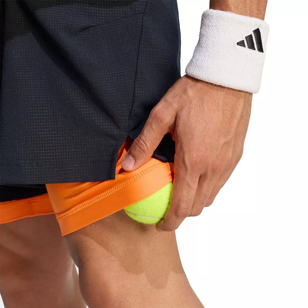 Short Adidas Pro 2N1 Melbourne Noir / Orange