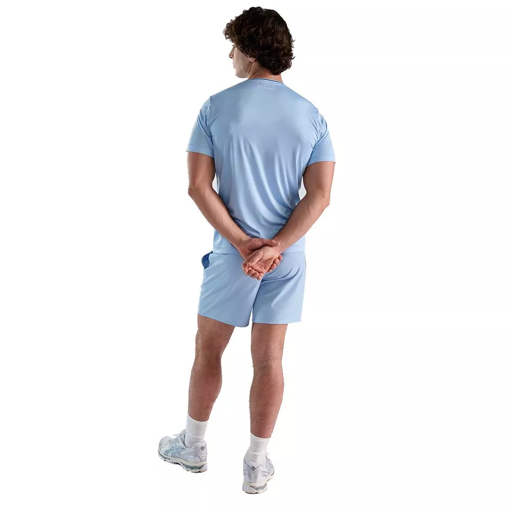 T-shirt Mouratoglou GS M Bleu clair