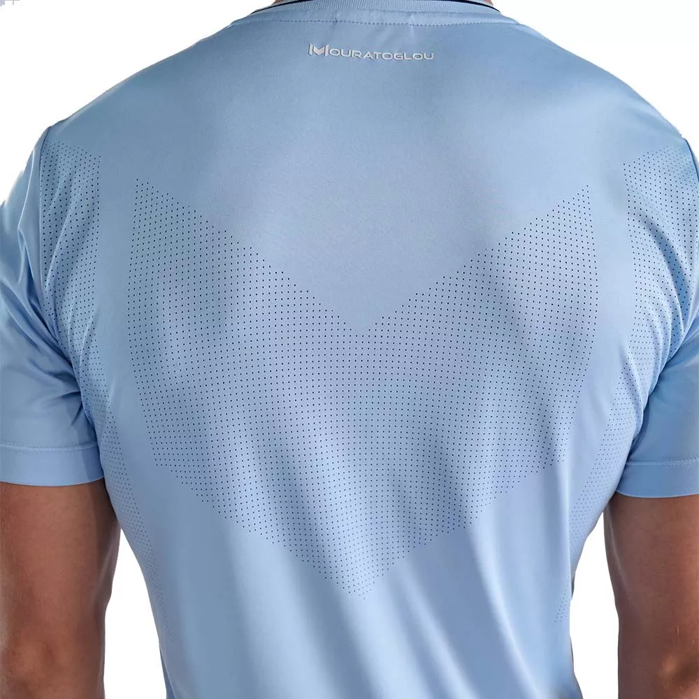 T-shirt Mouratoglou GS M Bleu clair