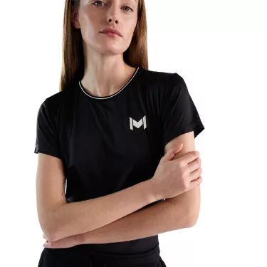 T-shirt Mouratoglou Tech Femme Noir