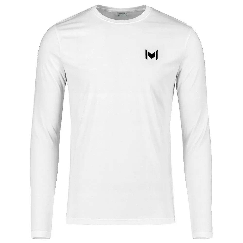 T-shirt &agrave; manches longues Mouratoglou Blanc