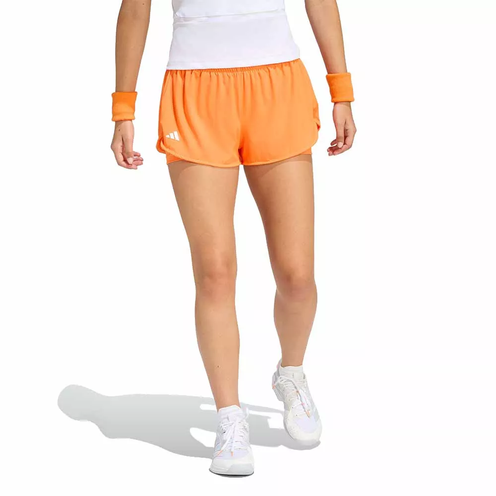 Short Adidas Match Melbourne Femme Orange