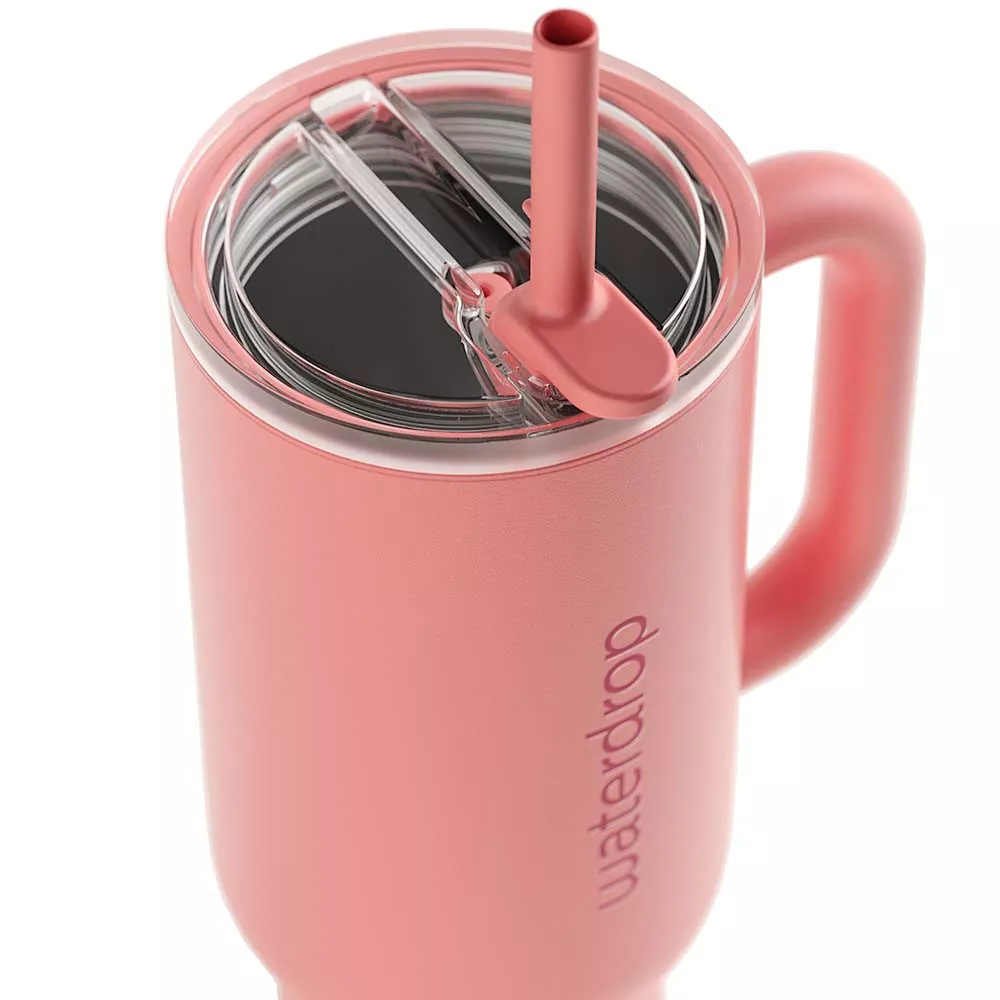 Gourde Waterdrop Exploreur Thermo Rose p&acirc;le