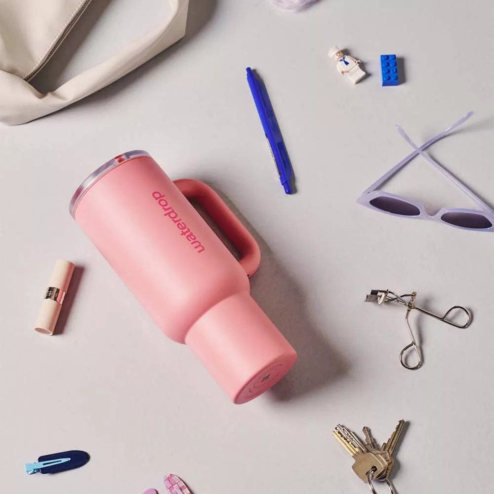 Gourde Waterdrop Exploreur Thermo Rose p&acirc;le