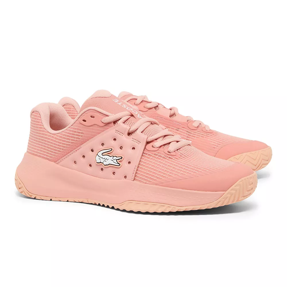 Chaussures Lacoste Power Serve Femme Rose