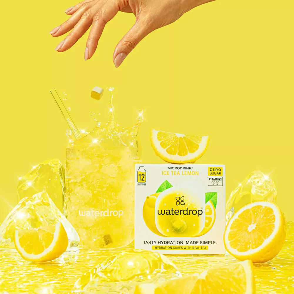 Microdrink Waterdrop Th&eacute; Glac&eacute; Citron x12