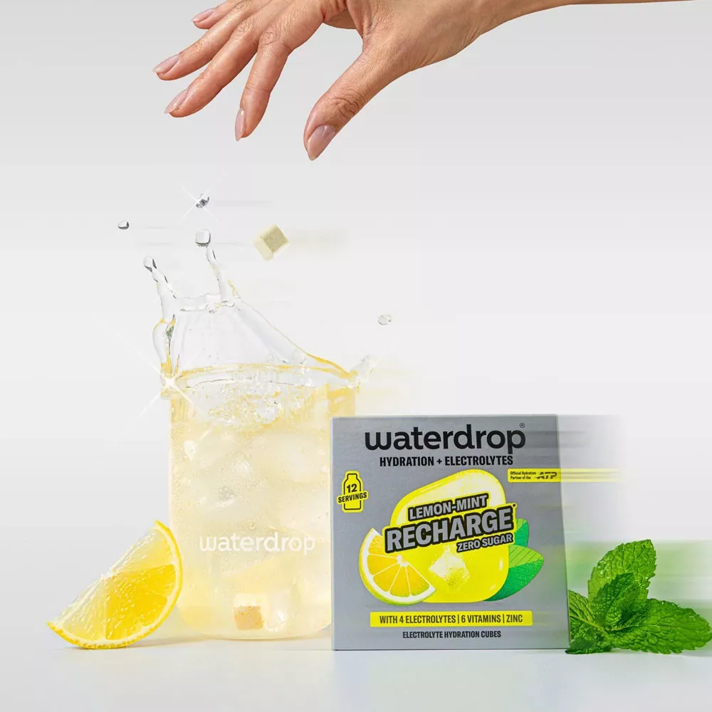 Recharge Waterdrop Citron / Menthe x12