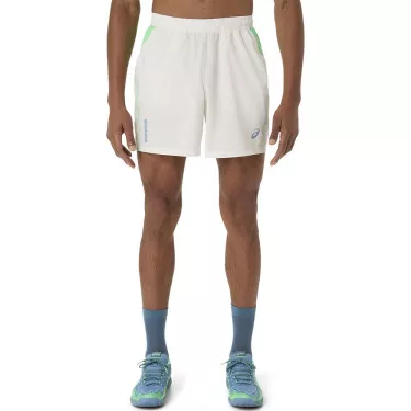 Short Asics Padel Court Cr&egrave;me / Vert