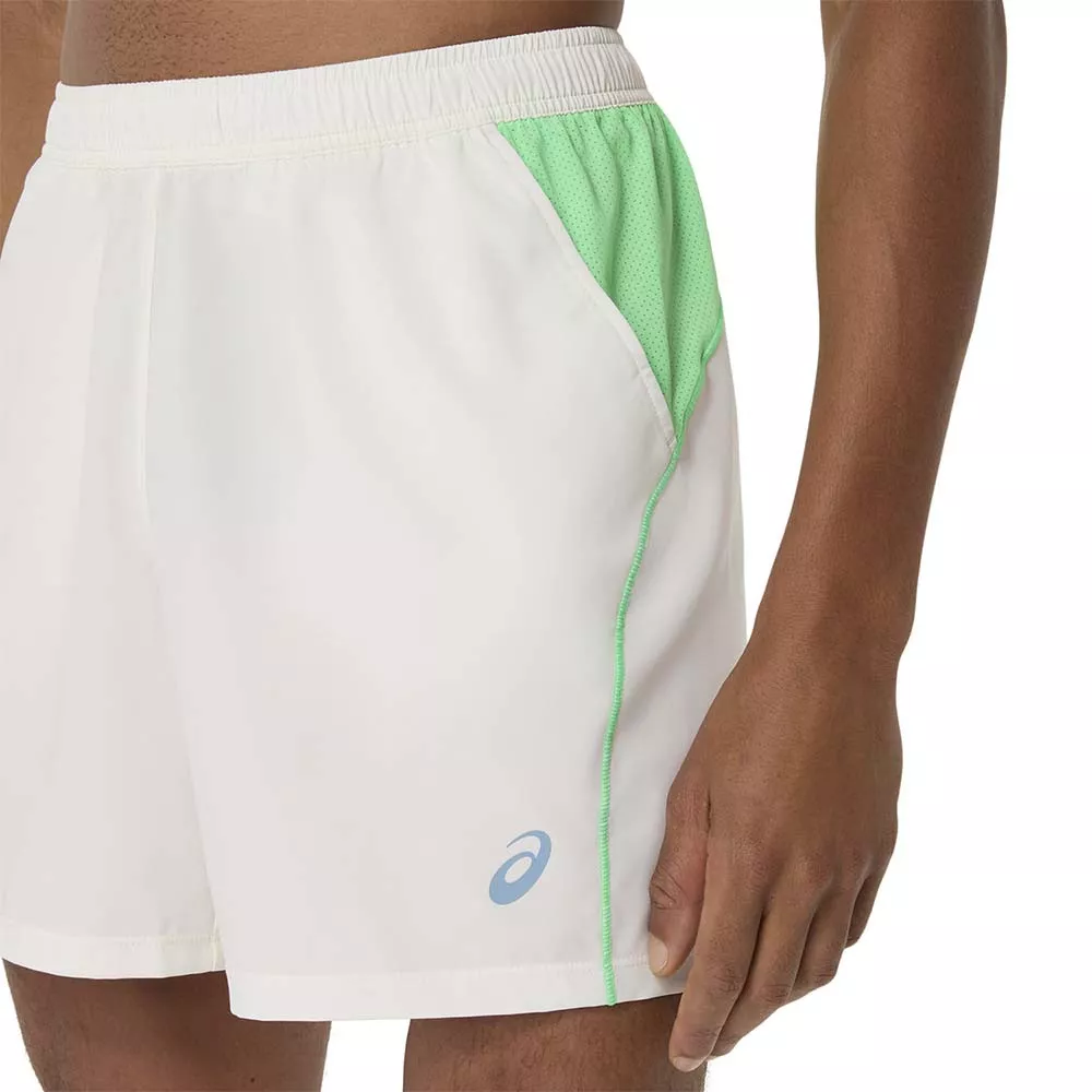 Short Asics Padel Court Cr&egrave;me / Vert
