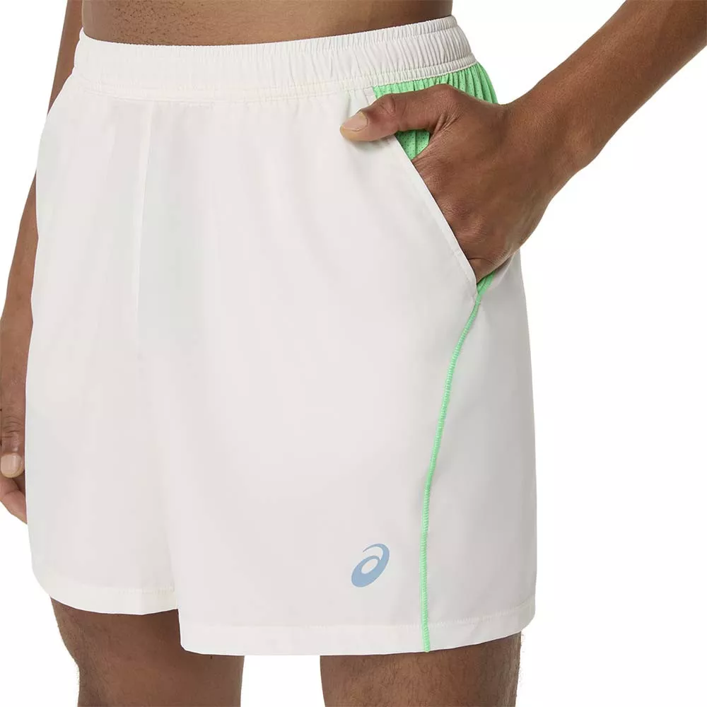 Short Asics Padel Court Cr&egrave;me / Vert