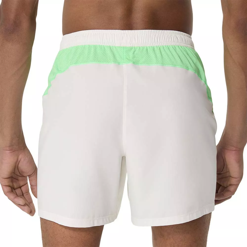 Short Asics Padel Court Cr&egrave;me / Vert