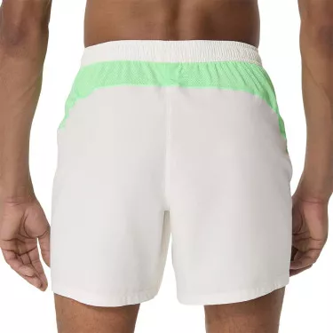 Short Asics Padel Court Cr&egrave;me / Vert