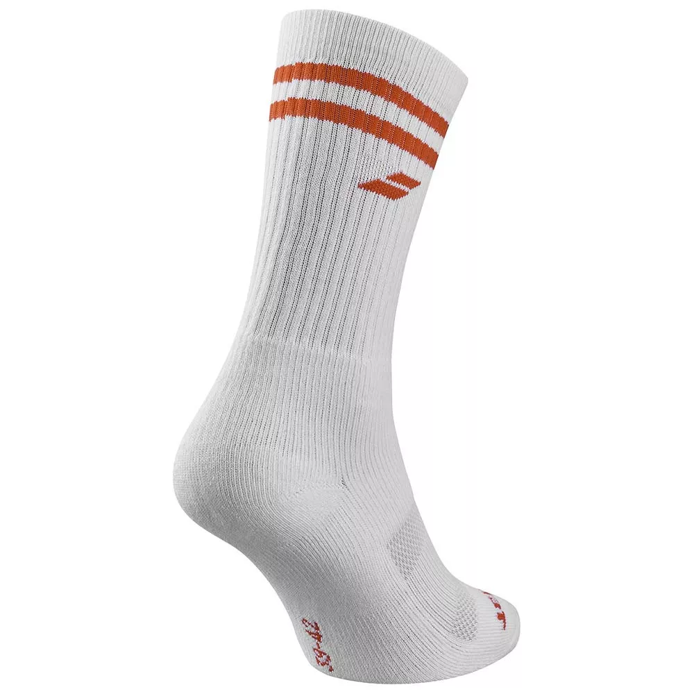 Chaussettes Babolat Team Single Blanc / Orange