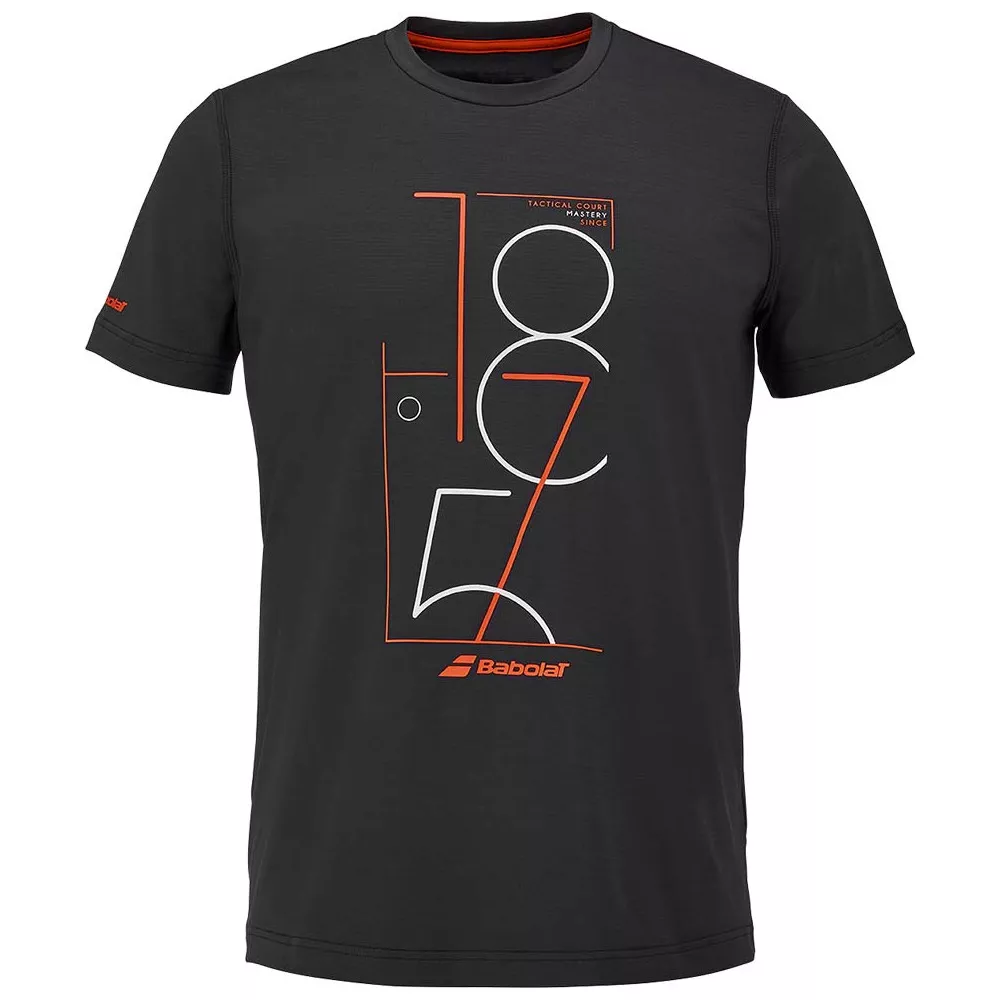 T-Shirt Babolat Exercise Graphic Noir