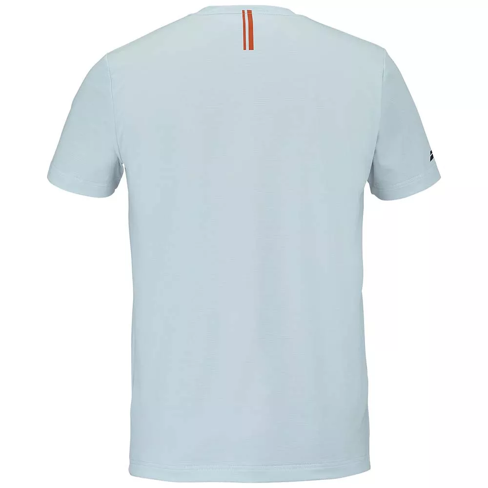 T-Shirt Babolat Play Crew Neck Bleu clair