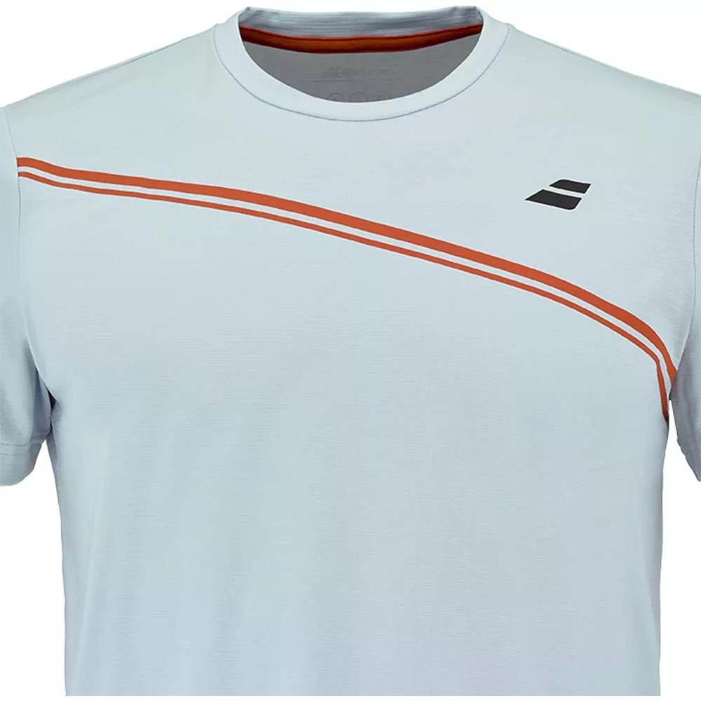 T-Shirt Babolat Play Crew Neck Junior Bleu clair