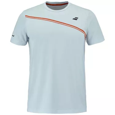 T-Shirt Babolat Play Crew Neck Junior Bleu clair