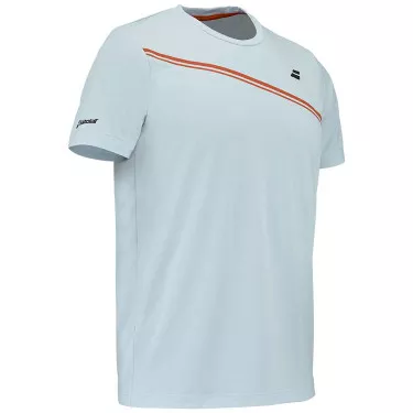 T-Shirt Babolat Play Crew Neck Junior Bleu clair